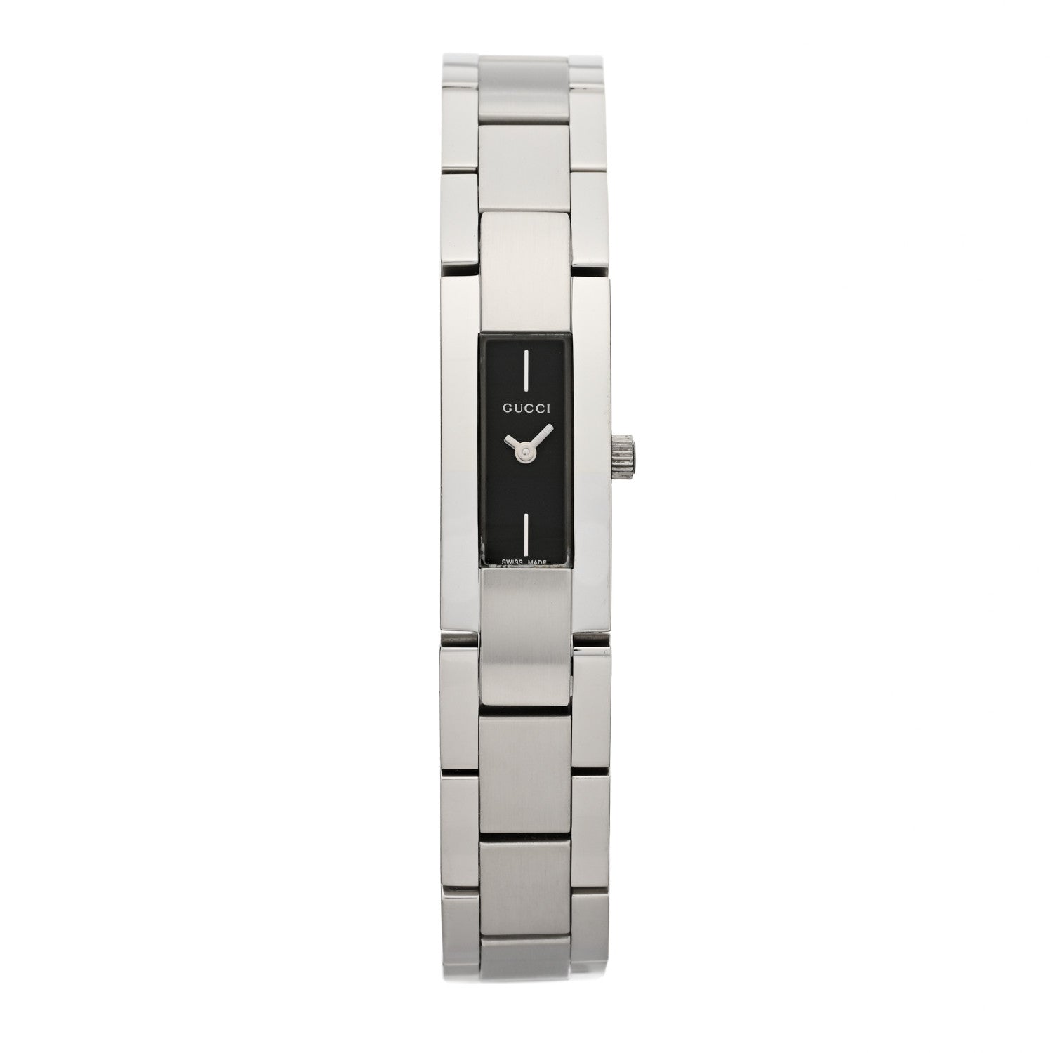 Gucci Stainless Steel 13mm 4600L Quartz Watch Black 1 of 4