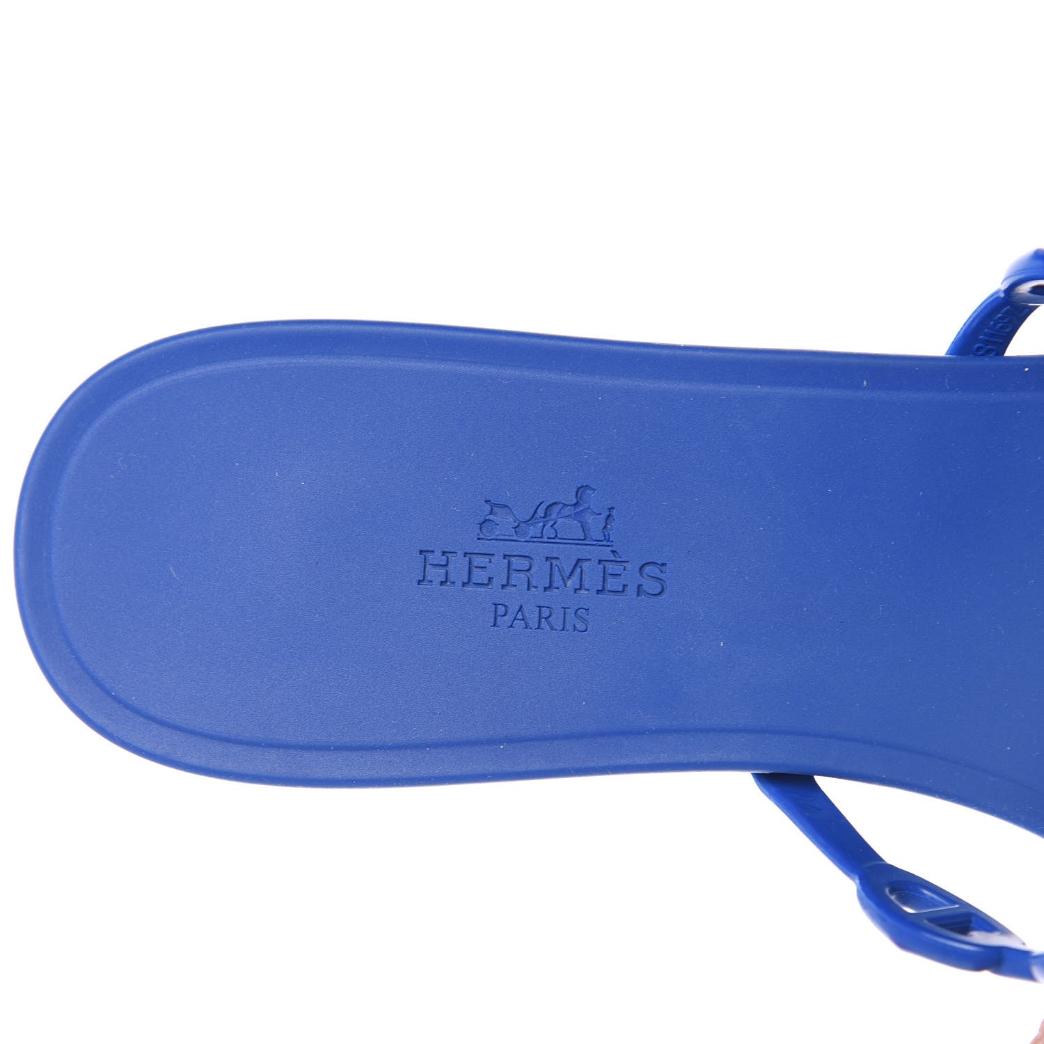 Hermes TPU Rivage Sandals 38 Blue Smalt 8 of 10