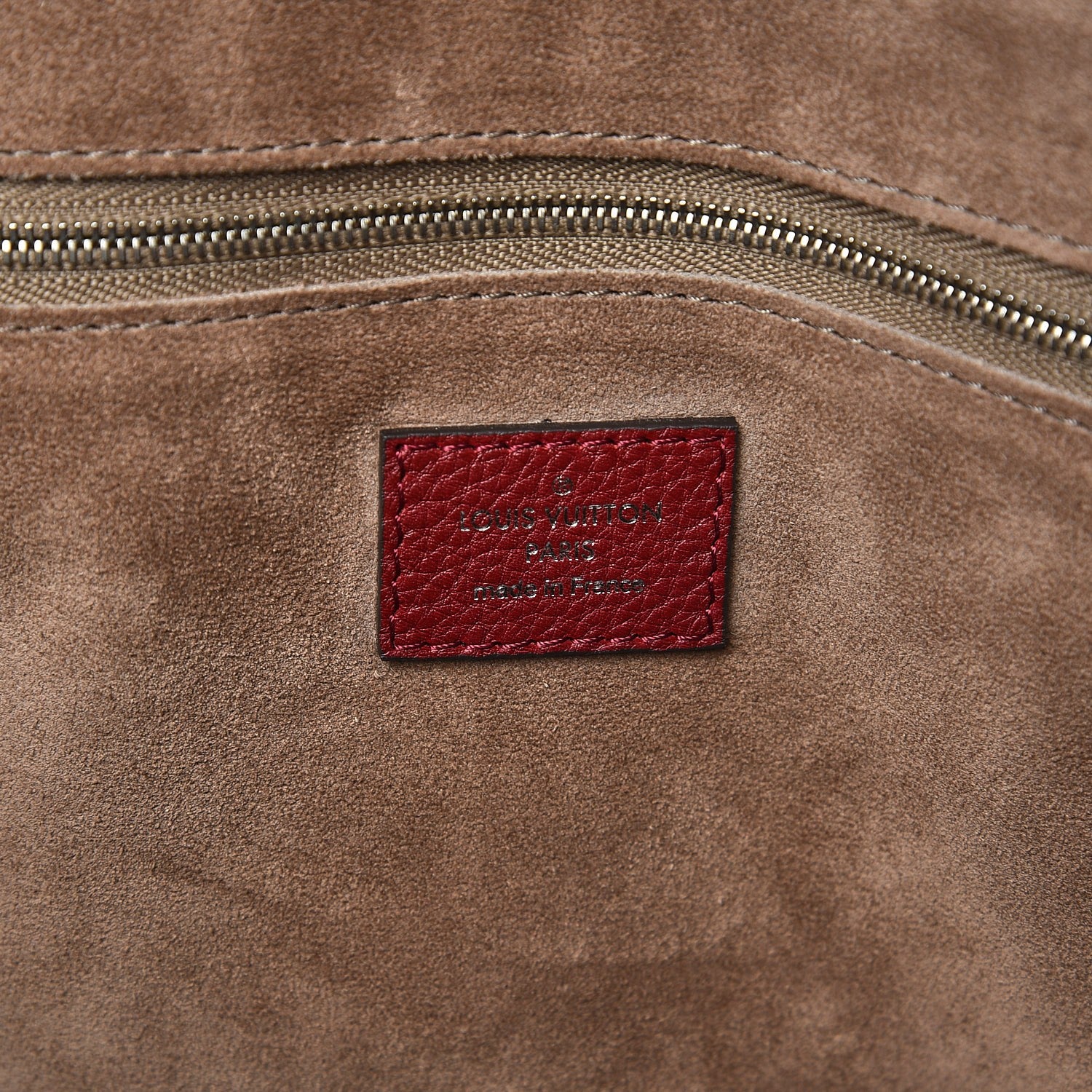 Louis Vuitton Veau Cachemire Ayers Soft Lockit MM Grenat 6 of 9