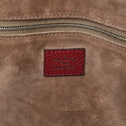 Louis Vuitton Veau Cachemire Ayers Soft Lockit MM Grenat 6 of 9