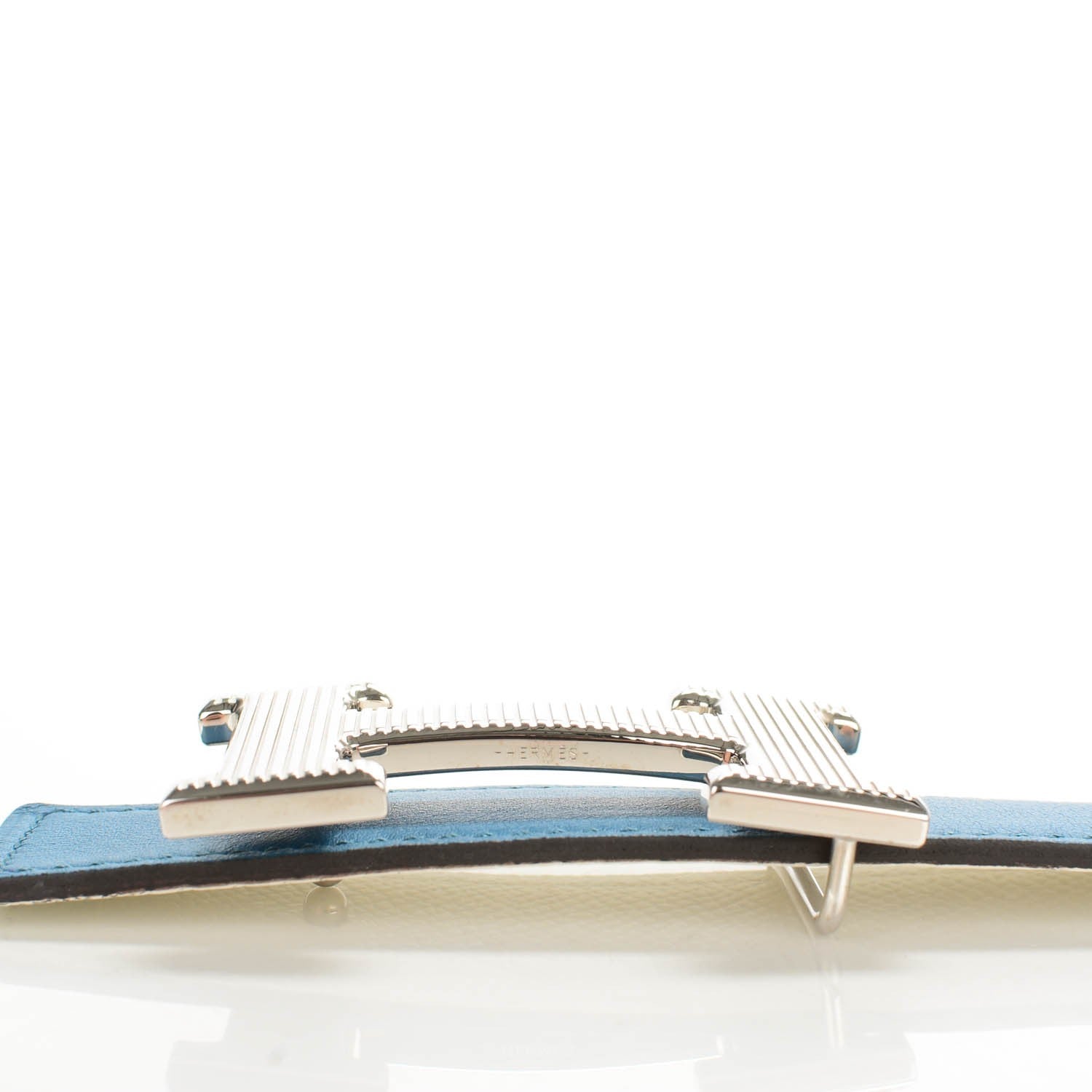 Hermes Swift Epsom 32mm H Belt Colvert White 6 of 7