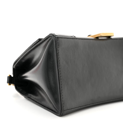 Balenciaga Shiny Box Calfskin Small Hourglass Top Handle Bag Black 8 of 10
