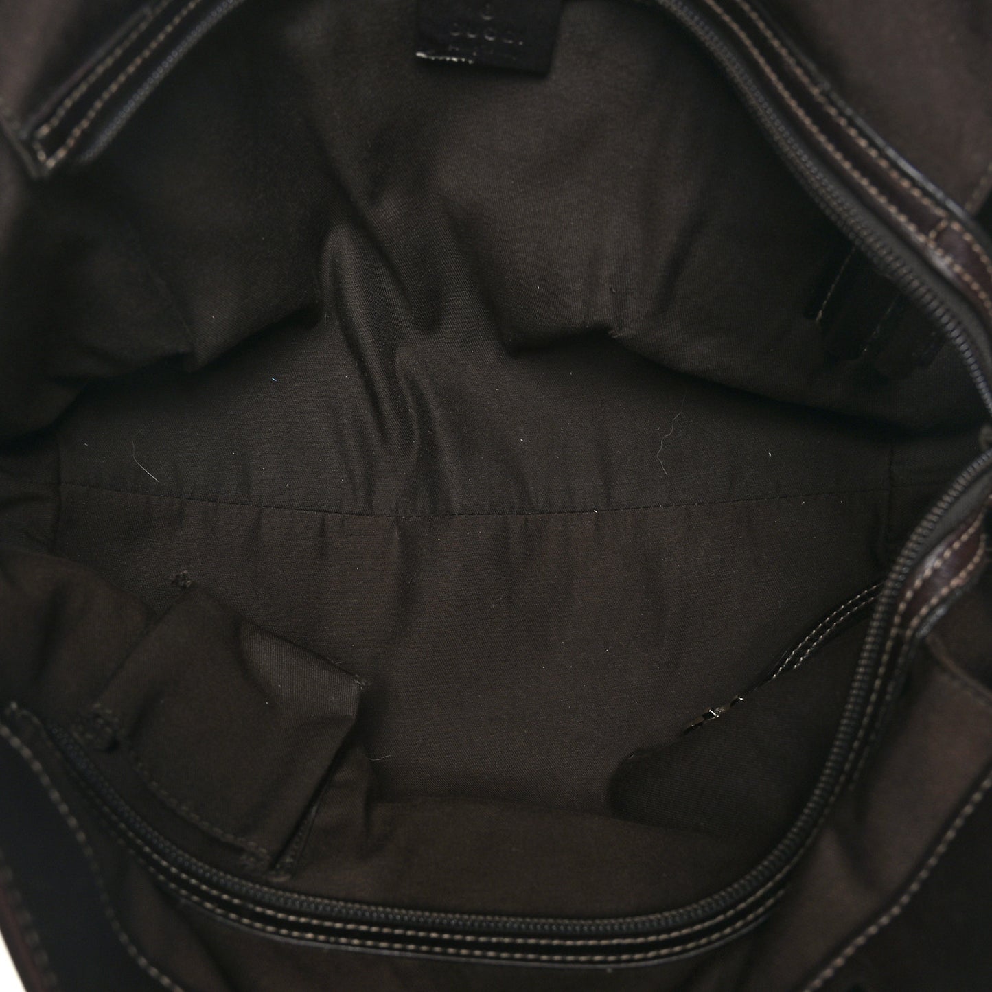 Monogram Large Punch Tote Dark Brown