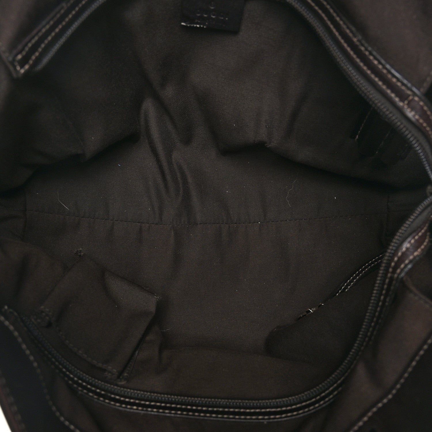 Gucci Monogram Large Punch Tote Dark Brown 4 of 8