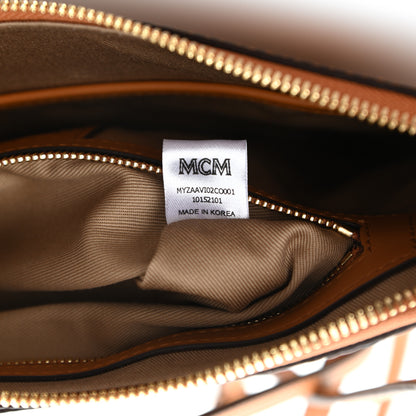 MCM Visetos Original Medium Pouch Cognac 7 of 10
