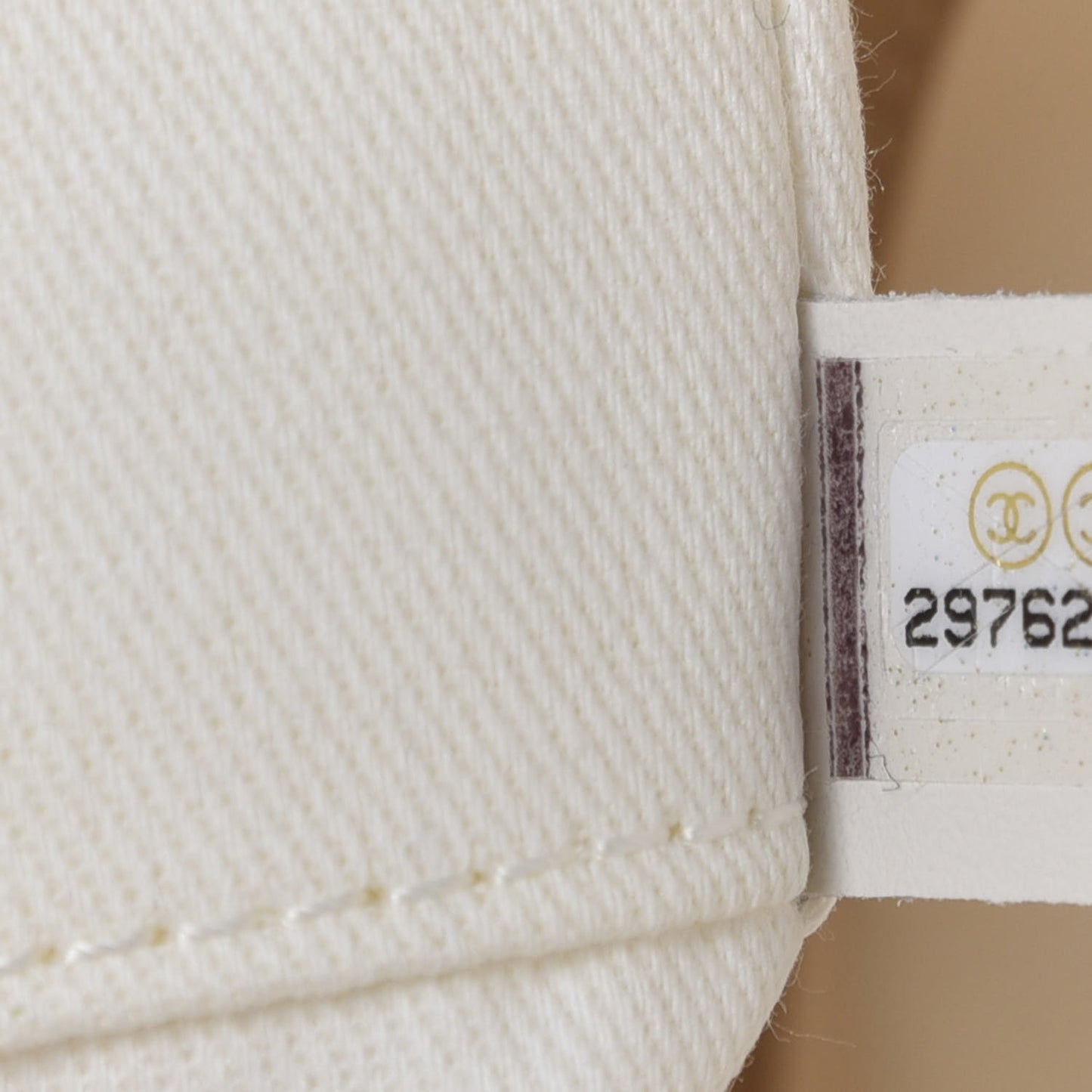 Canvas Pearl Medium Deauville Tote Ecru Beige