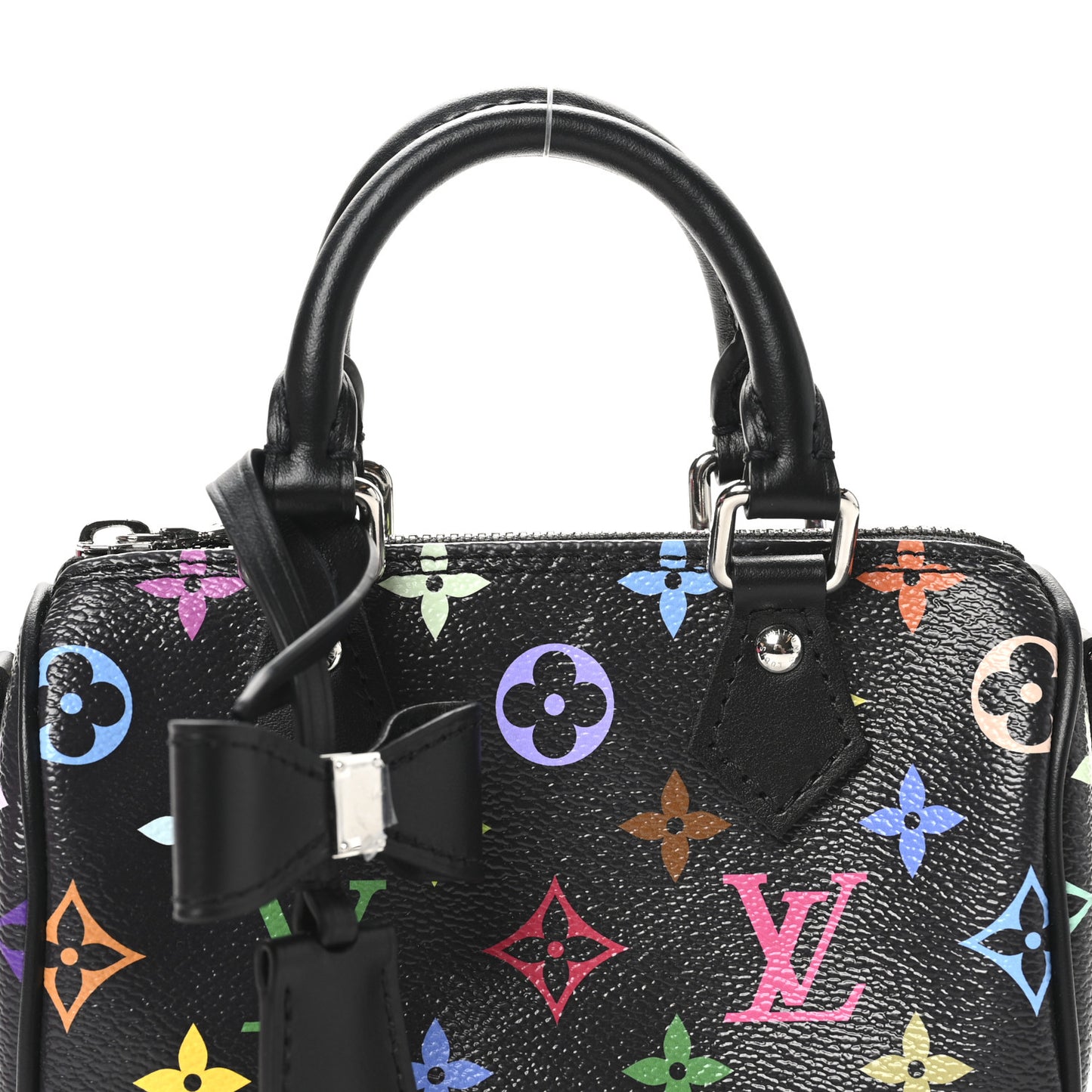 LV X TM Monogram Multicolor Nano Speedy Black