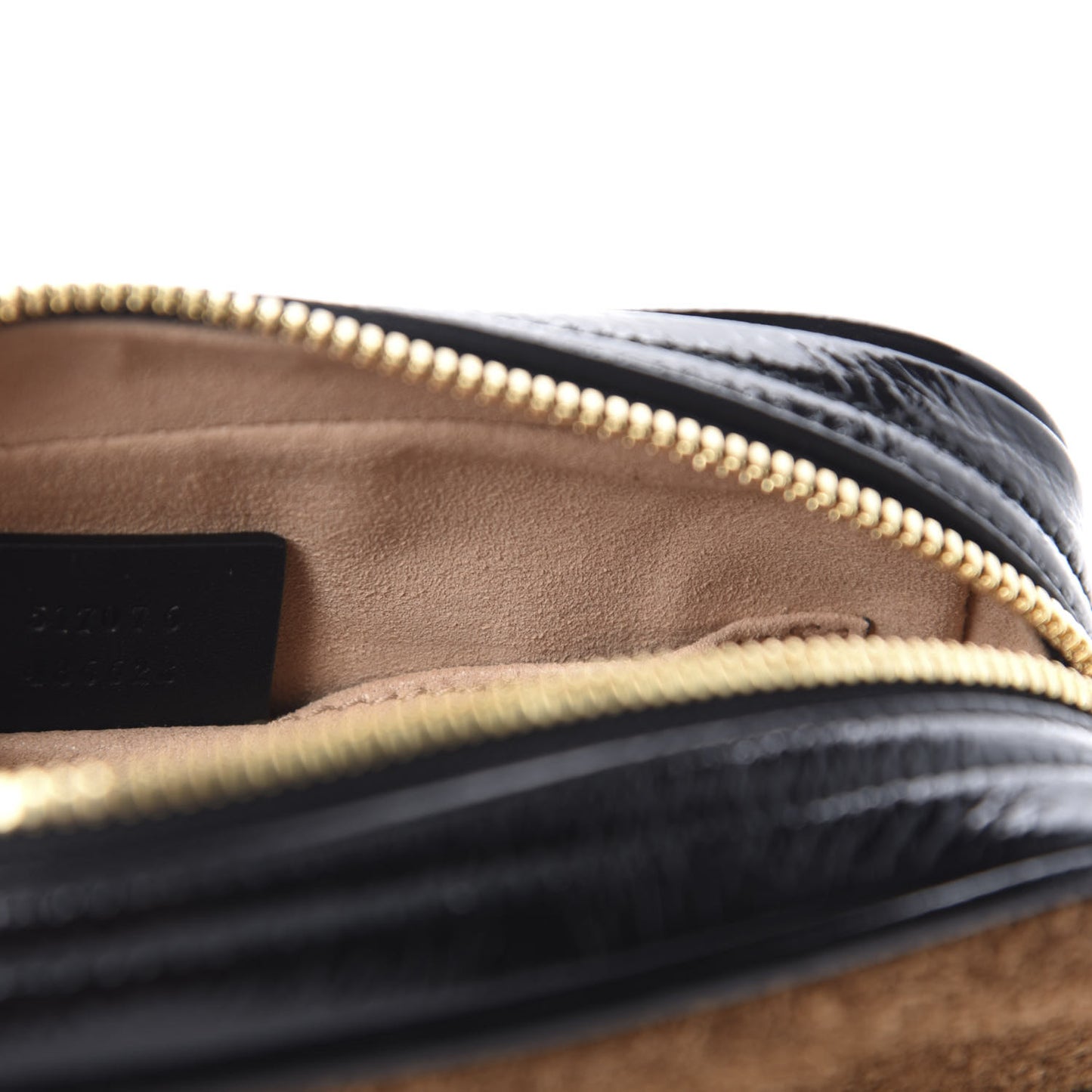 Suede Small Ophidia Belt Bag 65 26 Nocciola Black