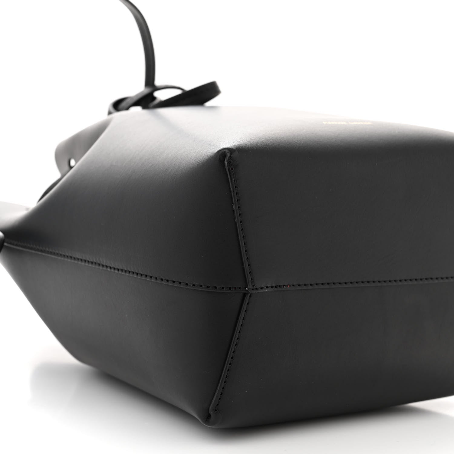 Mansur Gavriel Calfskin Mini Bucket Bag Black Flamma 9 of 10