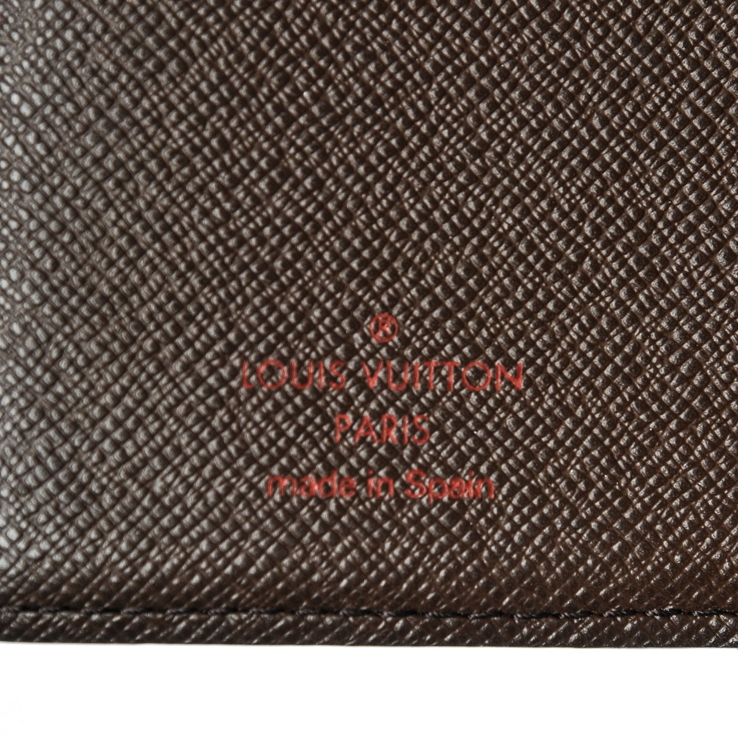 Damier Ebene Small Ring Agenda Cover