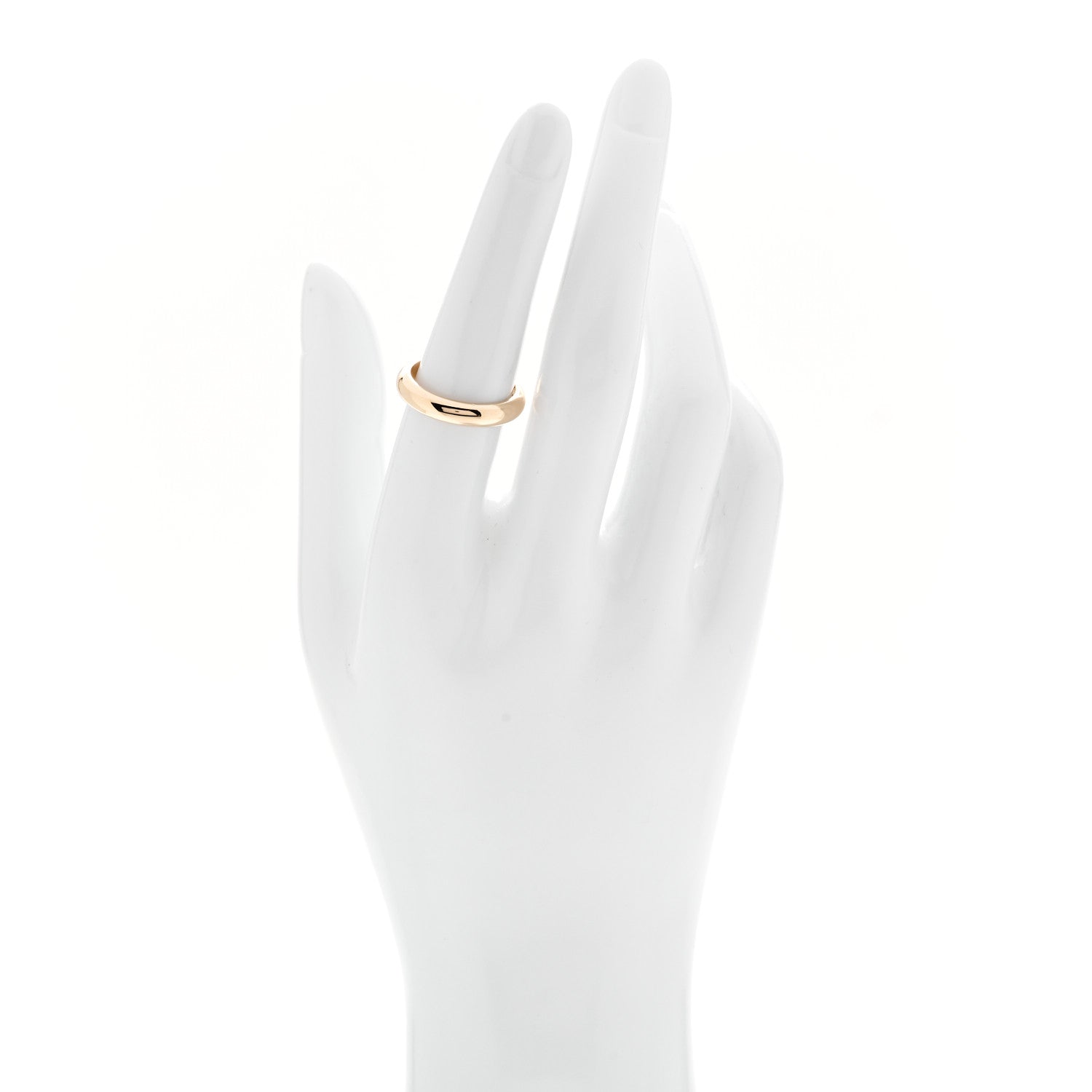 Cartier 18K Yellow Gold 4mm 1895 Wedding Band Ring 54 6.75 2 of 4