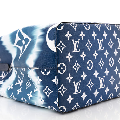 Louis Vuitton Monogram Escale Neonoe MM Blue 9 of 10