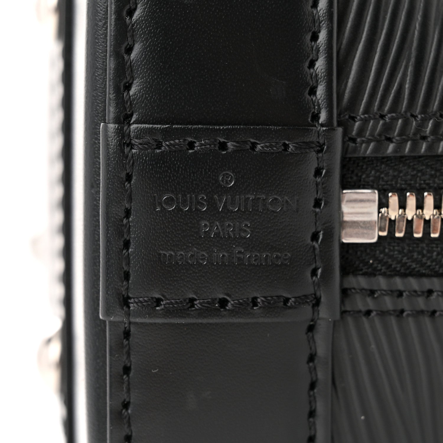 Louis Vuitton Epi Alma BB Black 6 of 11