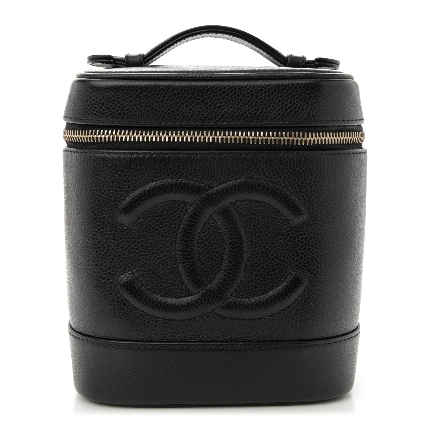 Chanel Caviar Vanity Cosmetic Case Black 1 of 7