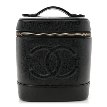 Chanel Caviar Vanity Cosmetic Case Black 1 of 7