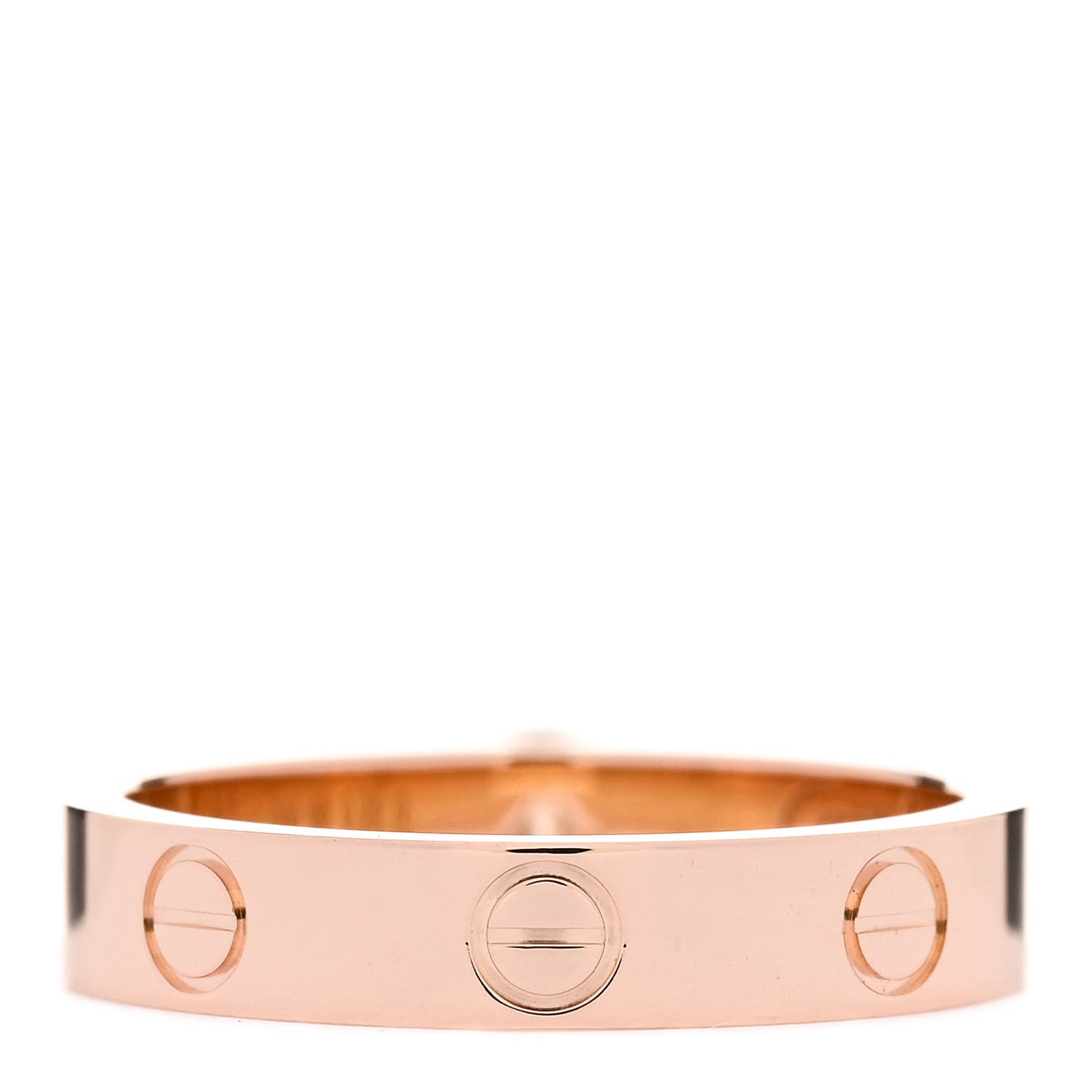 Cartier 18K Pink Gold Diamond .25ct LOVE Solitaire Engagement Ring 52 6 4 of 5