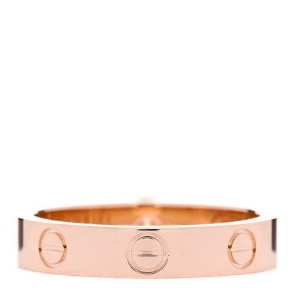 Cartier 18K Pink Gold Diamond .25ct LOVE Solitaire Engagement Ring 52 6 4 of 5