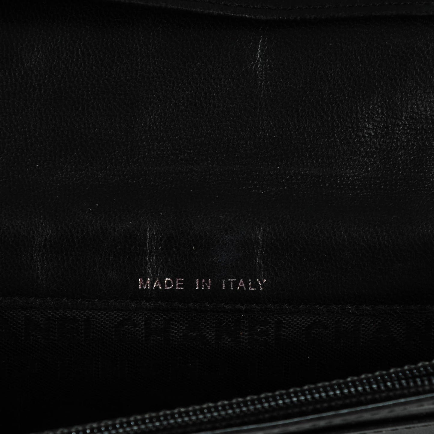 Calfskin Precious Symbols Yen Wallet Black