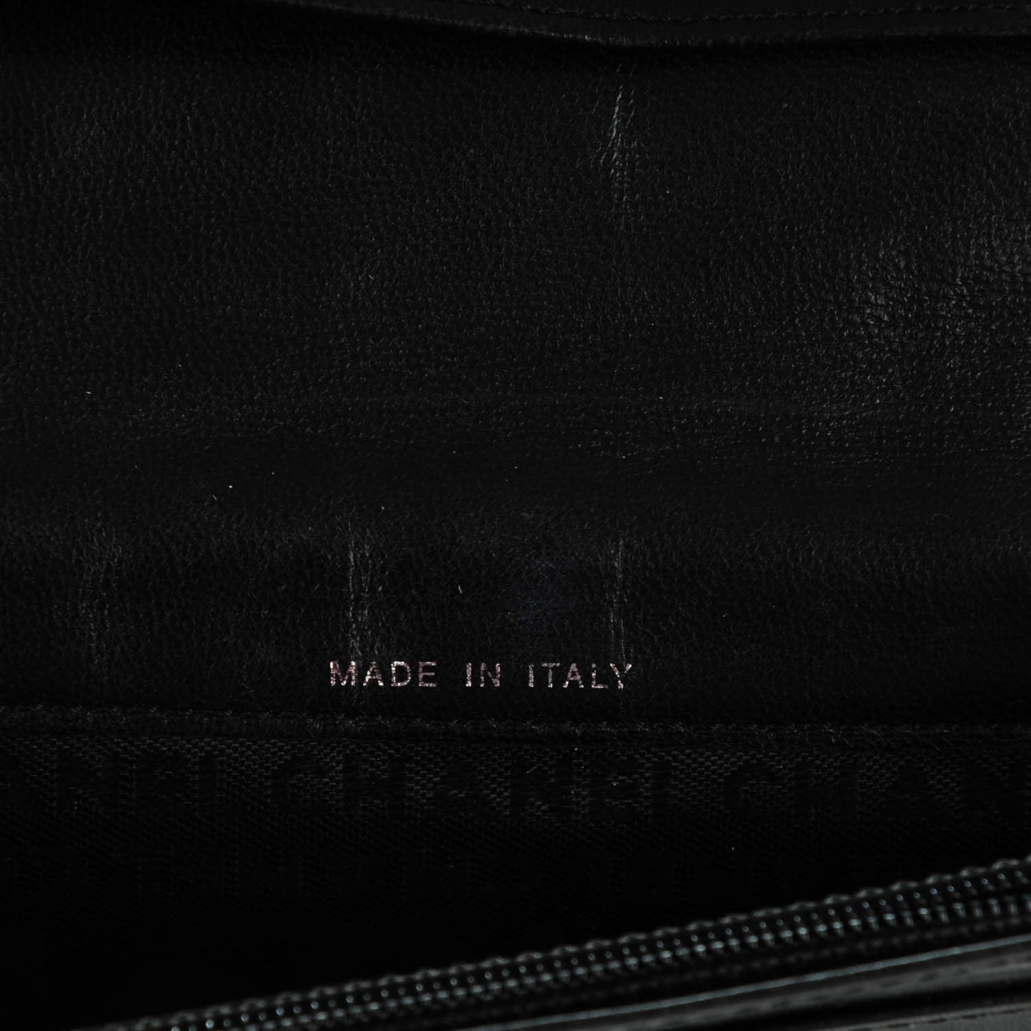 Chanel Calfskin Precious Symbols Yen Wallet Black 7 of 8