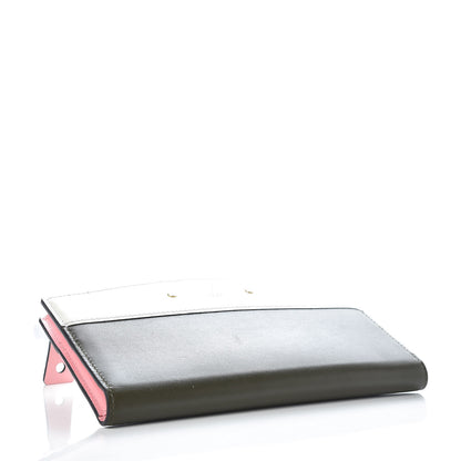 Louis Vuitton Calfskin City Steamer Wallet Kaki White 4 of 7