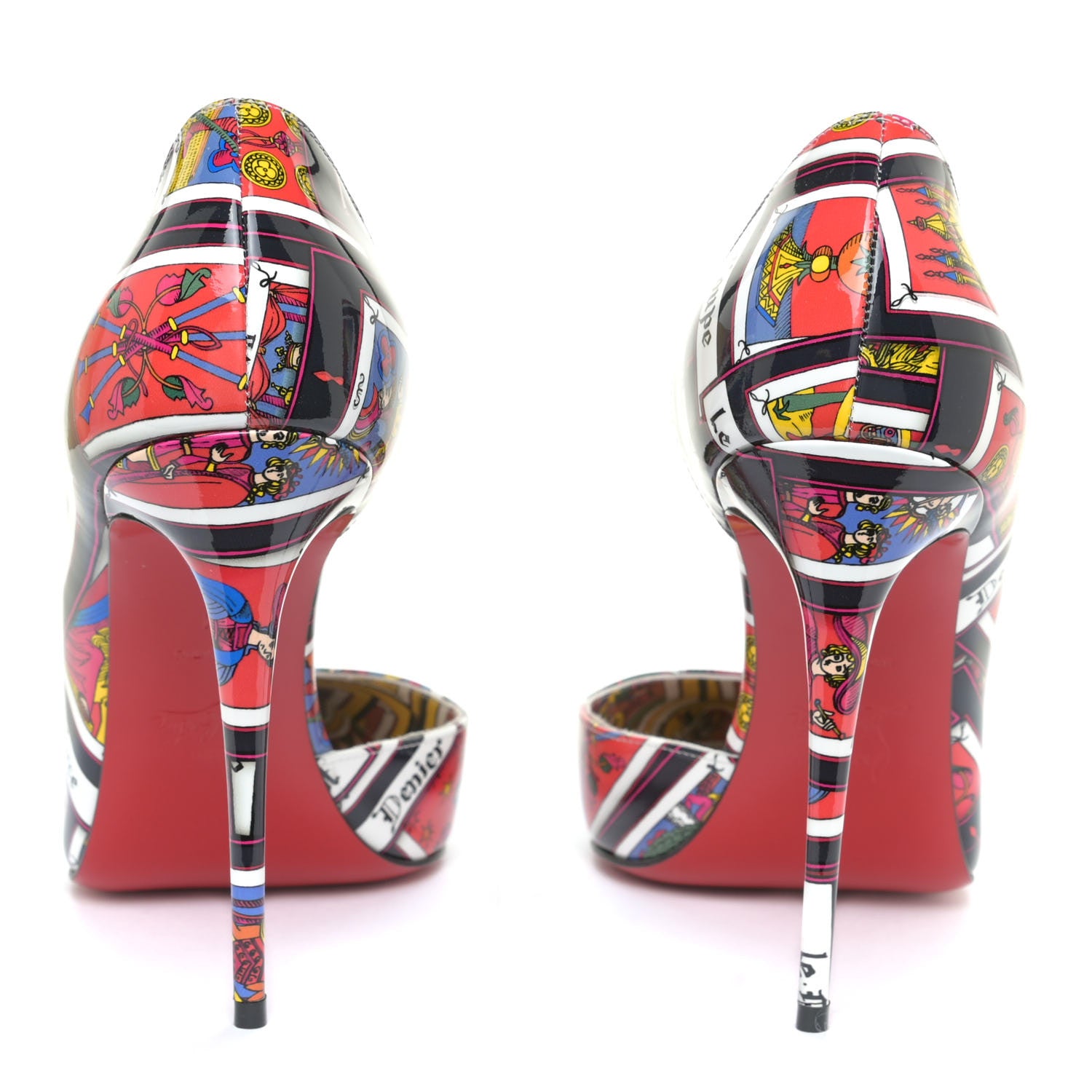 Christian Louboutin Patent Tarot Iriza 100 Pumps 41 Multicolor 5 of 11