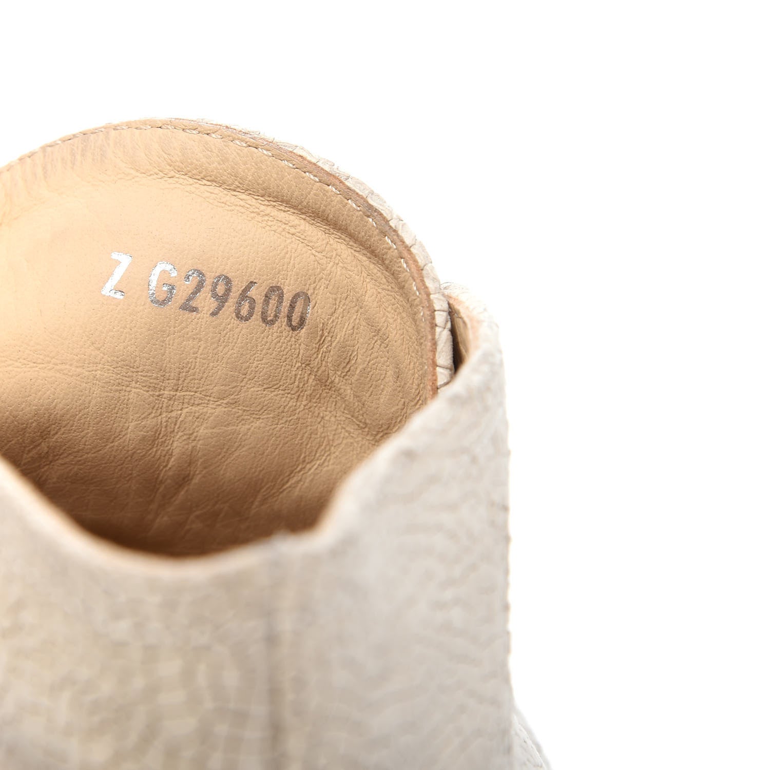 Chanel Crackled Calfskin High Top Espadrilles 39 Light Beige Black 8 of 8