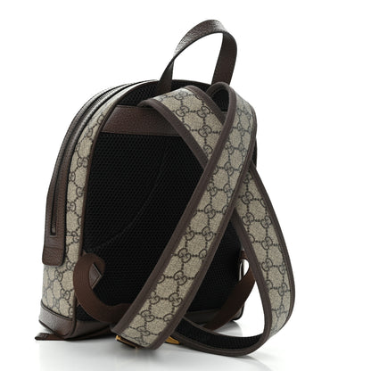 Gucci GG Supreme Monogram Calfskin Web Small Ophidia Day Backpack Beige Ebony New Acero 3 of 10