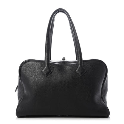 Hermes Taurillon Clemence Victoria II 35 Black 1 of 9