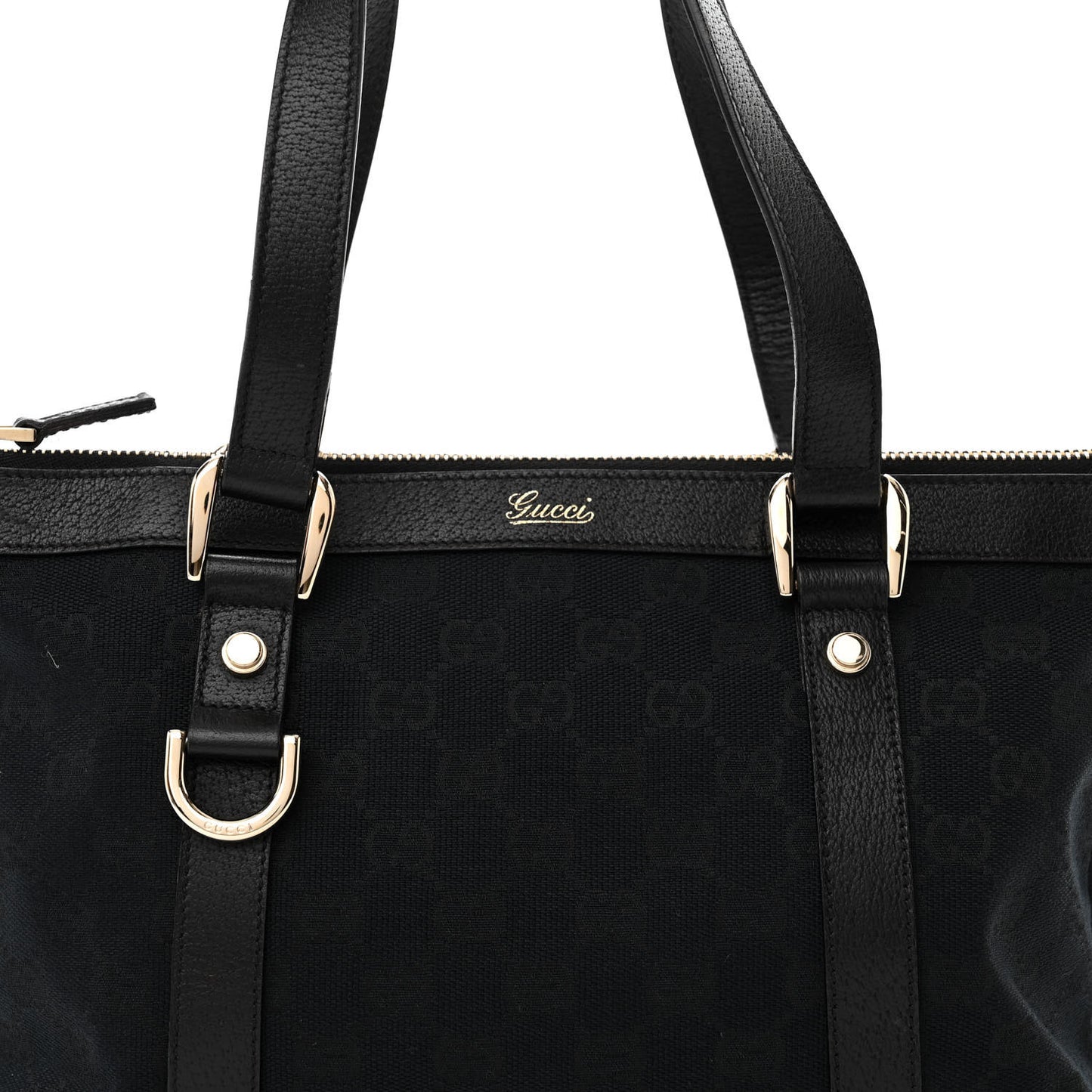 Monogram Small Abbey Tote Black