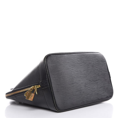 Louis Vuitton Epi Alma PM Black 4 of 24