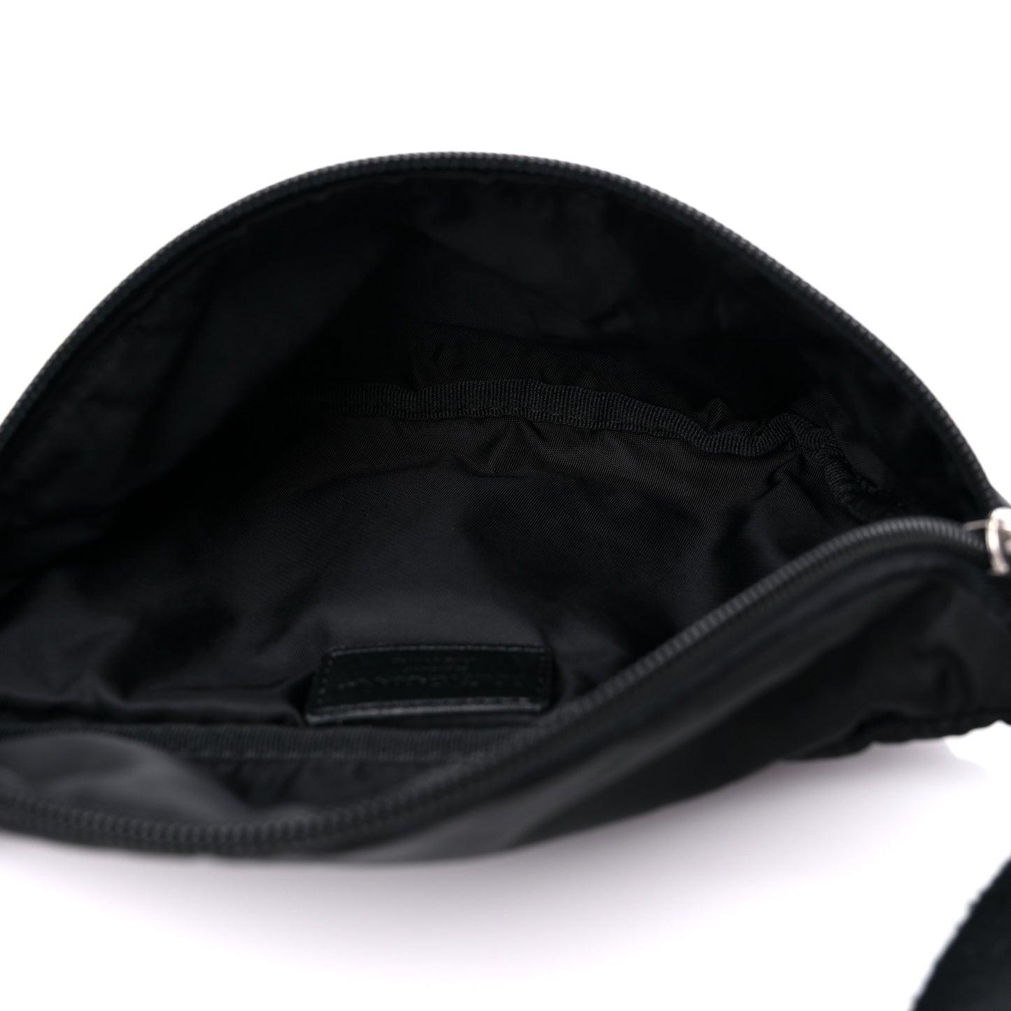 Nylon Logo Belt Bag Black