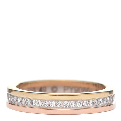Cartier 18K White Yellow Pink Gold Diamond 3.5mm Vendome Louis Cartier Wedding Band Ring 49 5 3 of 5