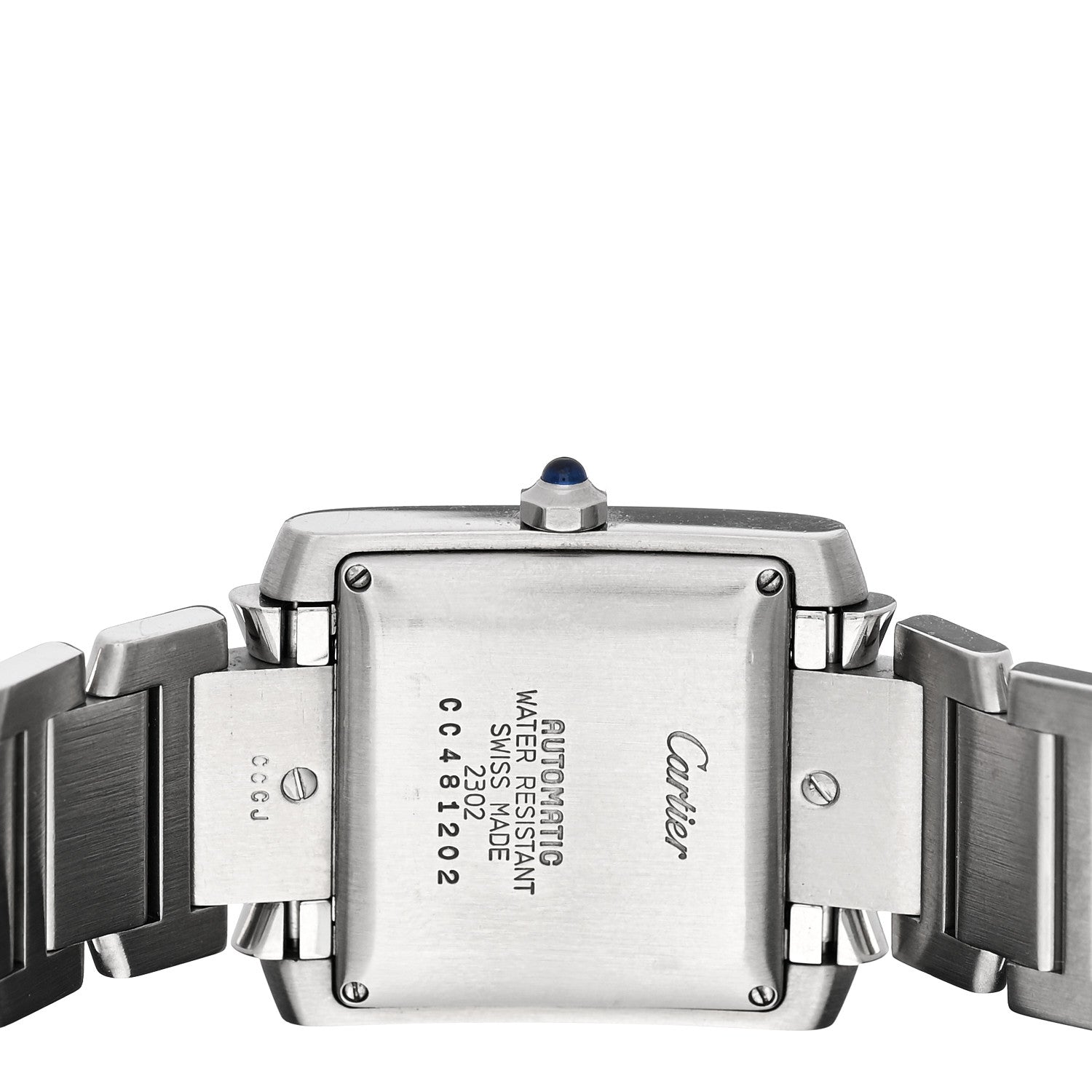 Cartier Stainless Steel 28mm Tank Francaise Automatic Watch 4 of 4