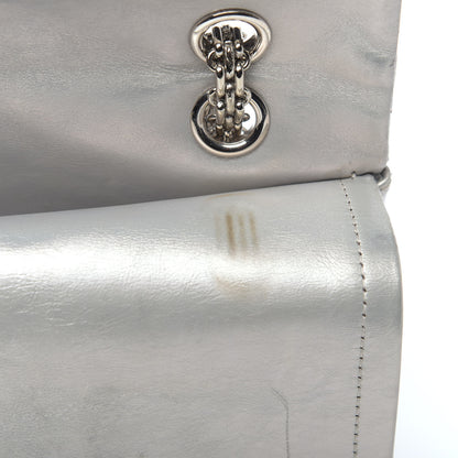 Chanel Metallic Aged Calfskin Quilted 2.55 Reissue 227 Flap Silver 15 of 20