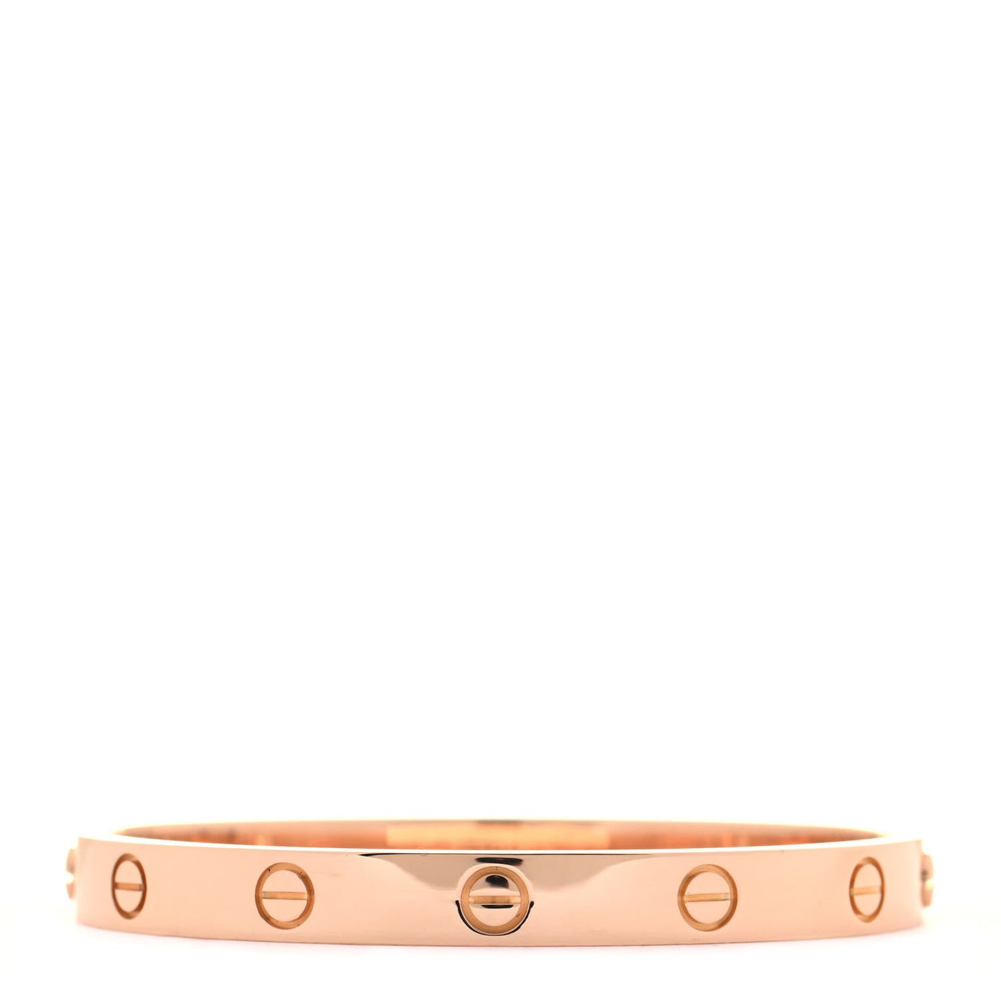 18K Pink Gold LOVE Bracelet 17