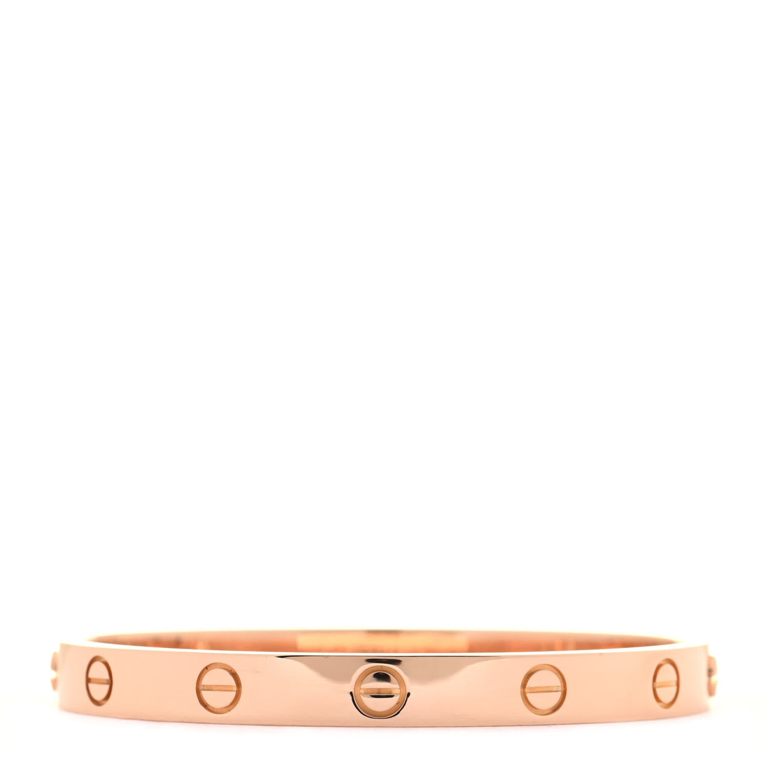Cartier 18K Pink Gold LOVE Bracelet 17 3 of 4