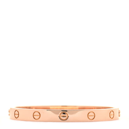 Cartier 18K Pink Gold LOVE Bracelet 17 3 of 4