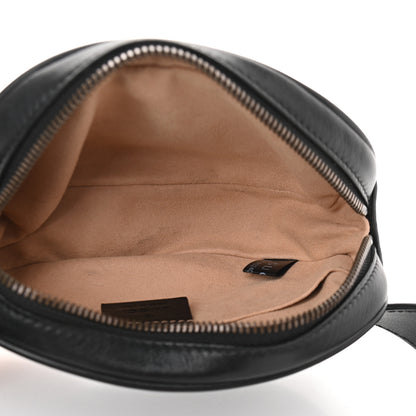Gucci Calfskin Matelasse GG Marmont Belt Bag 85 34 Black 5 of 10