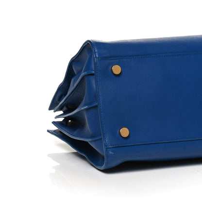 Saint Laurent Calfskin Small Sac De Jour Blue Majorelle 11 of 13