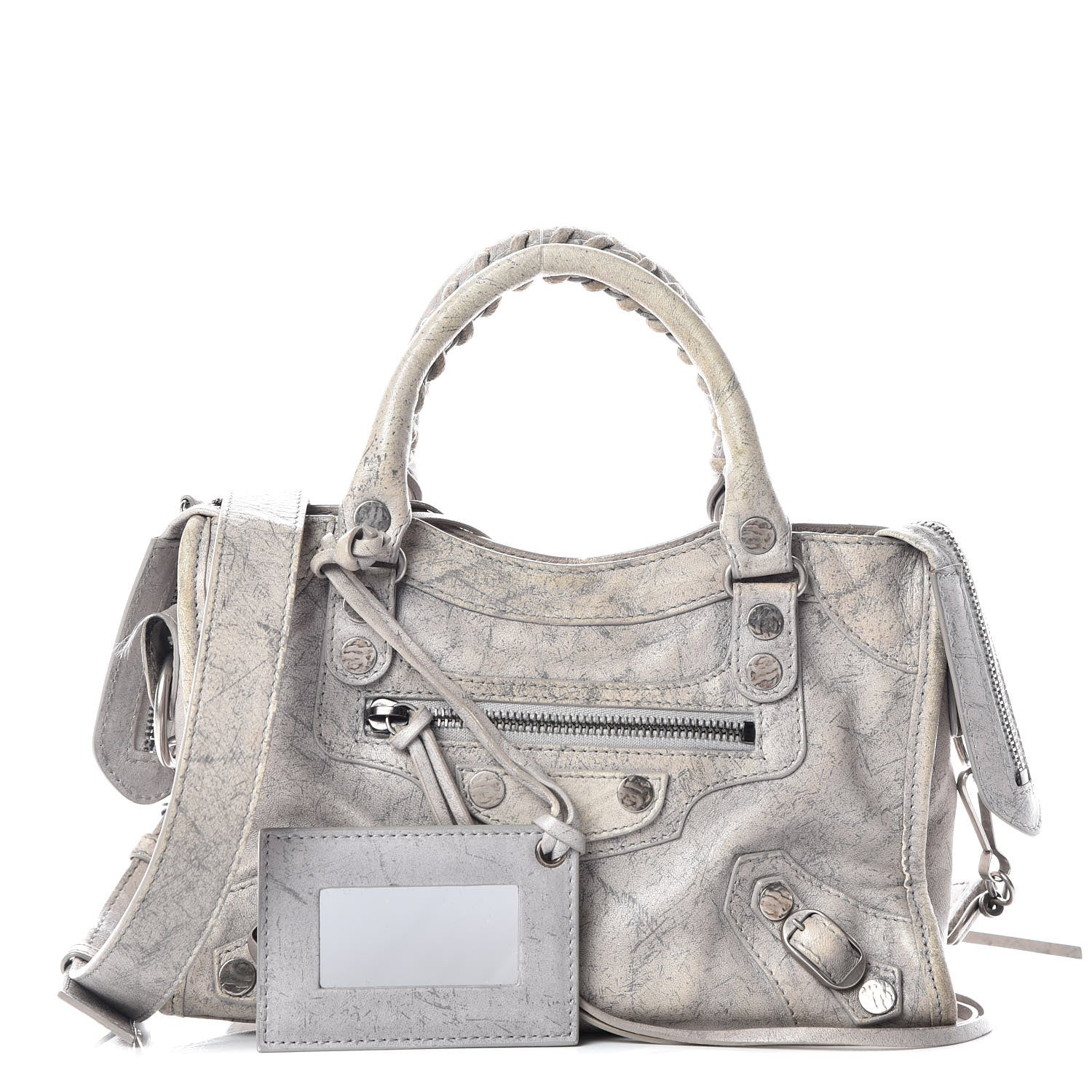 Balenciaga Agneau Mini Marble Hardware City Grey 1 of 12