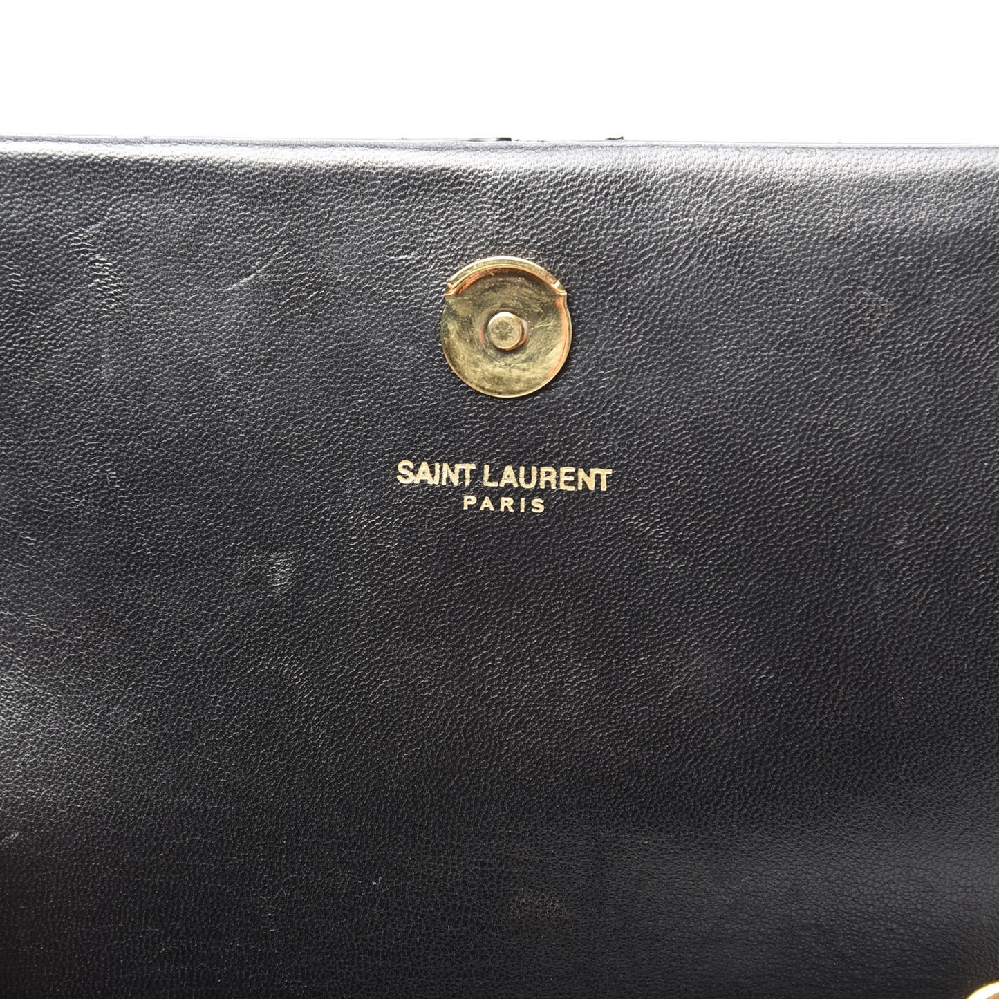 Suede Small Classic Monogram Kate Tassel Satchel Black