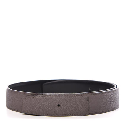 Hermes Box Togo 32mm Belt Strap 80 Black Etain 1 of 11