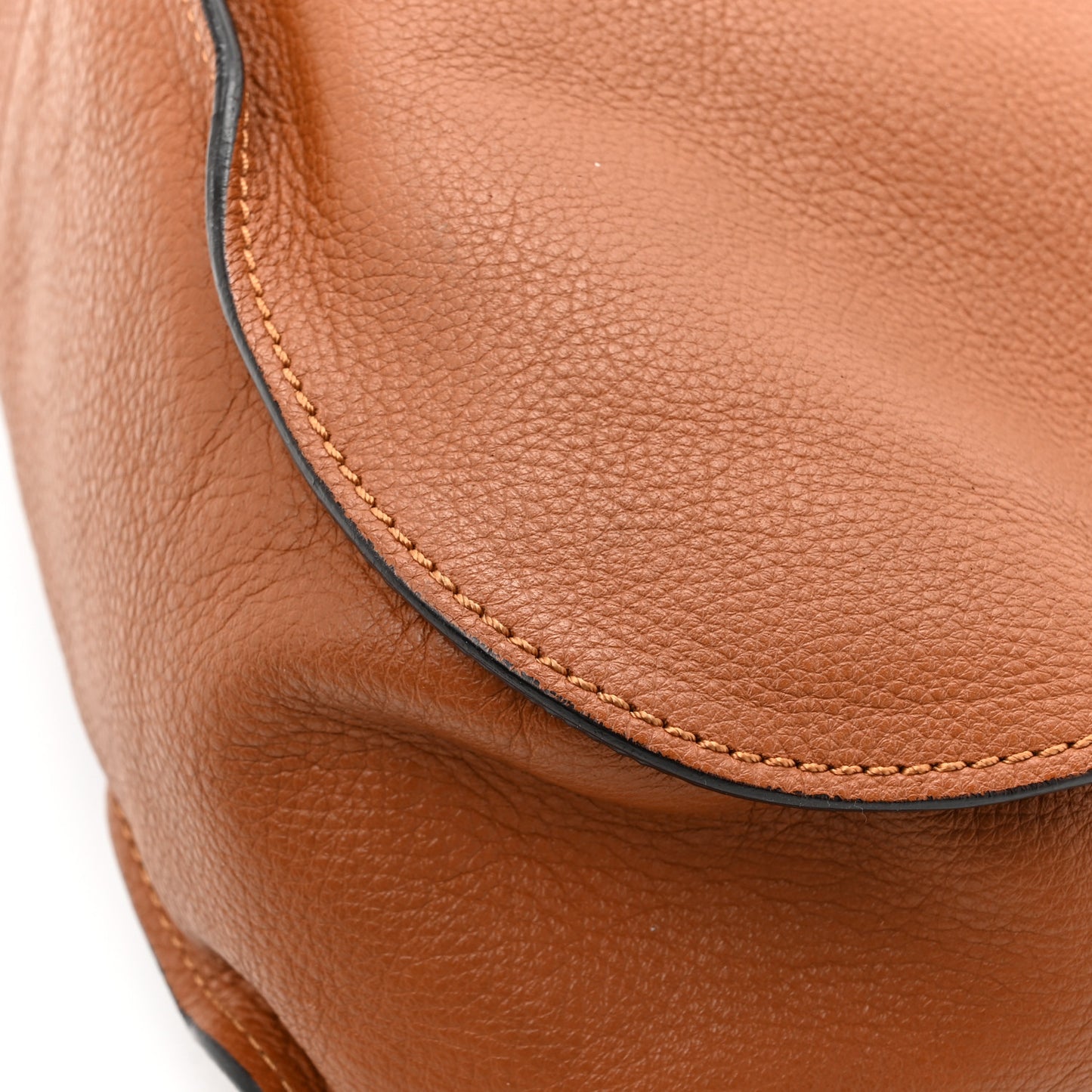 Calfskin Medium Marcie Satchel Tan