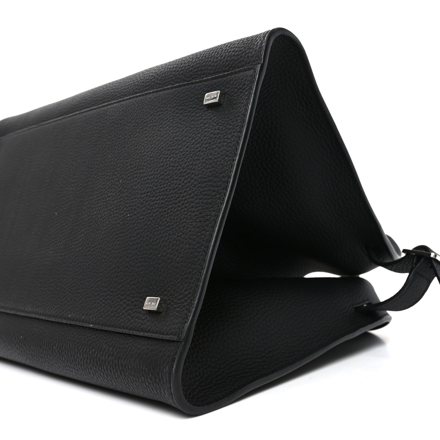 The Row Matte Grained Calfskin Soft Margaux 15 Black 9 of 9