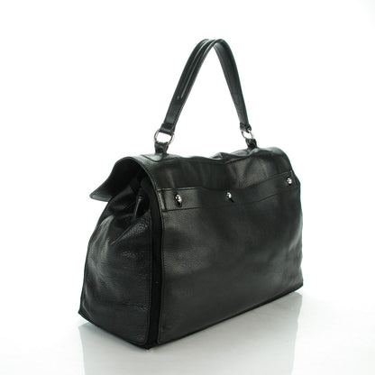 Saint Laurent Calfskin Large Muse Two Black 3 of 7