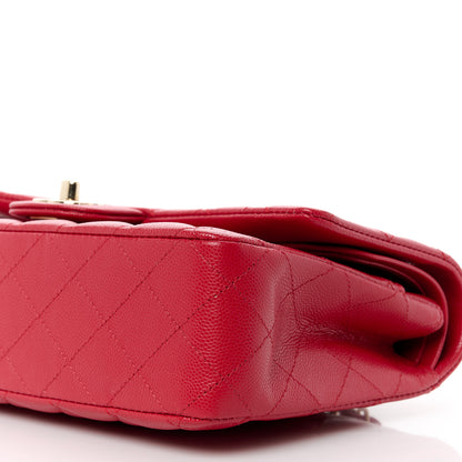 Chanel Caviar Quilted Medium Double Flap Red 11 of 11
