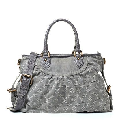 Louis Vuitton Denim Neo Cabby MM Grey 1 of 4