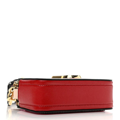 Marc Jacobs Saffiano Small Snapshot Camera Bag Pink Multicolor 3 of 10