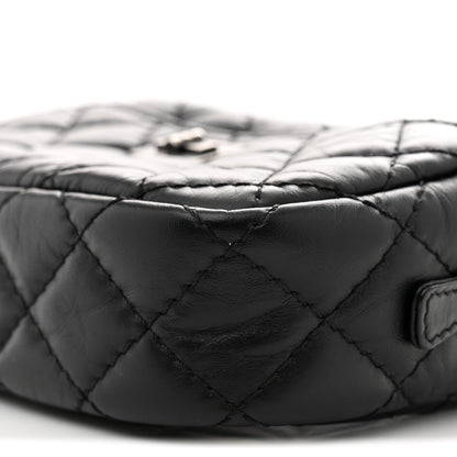 Chanel Aged Calfskin Quilted Mini Reissue Camera Case Black 8 of 9