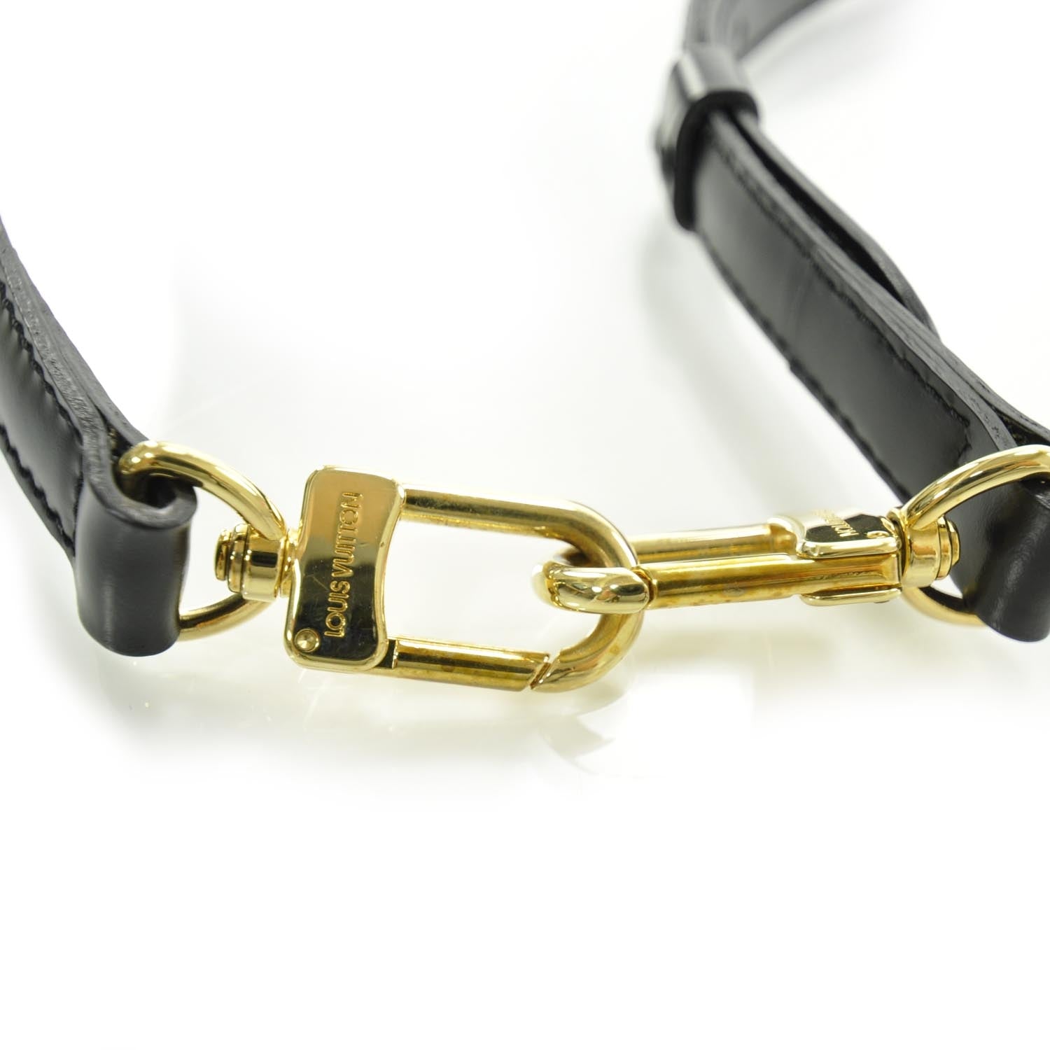 Louis Vuitton Epi Adjustable Luggage Shoulder Strap Black 3 of 5